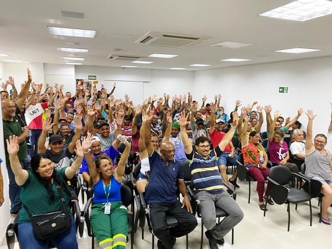 CAMPANHA SALARIAL 2020 Trabalhadores Da Limpeza Urbana Aprovam Pauta